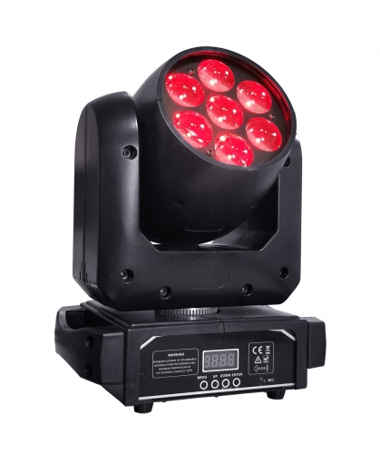 ESTRADA PRO MH715 ZOOM v.2      WASH BEAM LED 7 .  15W RGBW c  Zoom