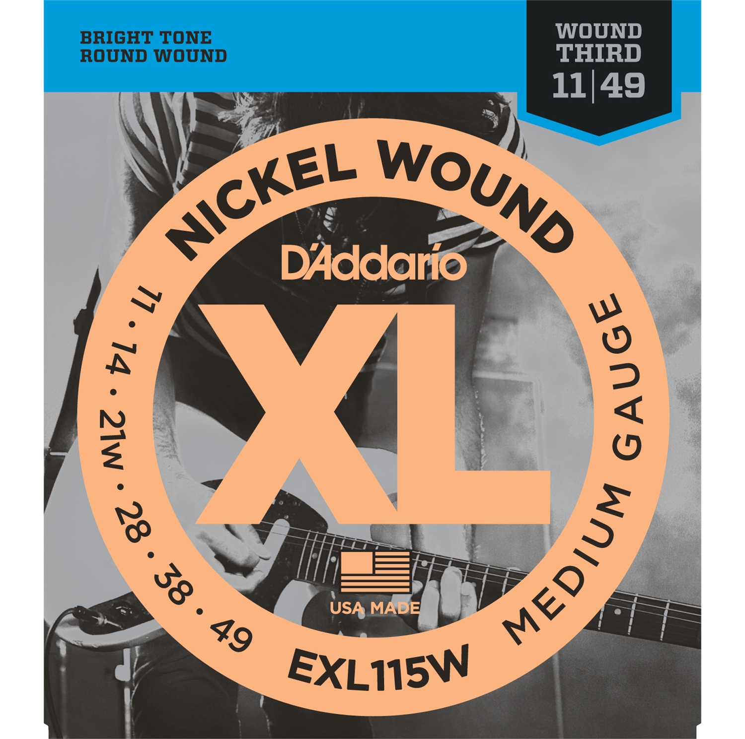 D'ADDARIO EXL115W -   , Blues/Jazz Rock, , 11-49, 3.  