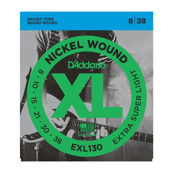 D'ADDARIO EXL130 -   ,, Extra Super Light, , 8-38