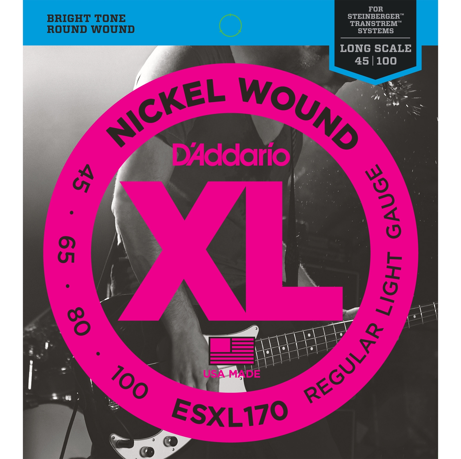 D'ADDARIO ESXL170 -   -, Double Ball/Light, 45-100(  2 )