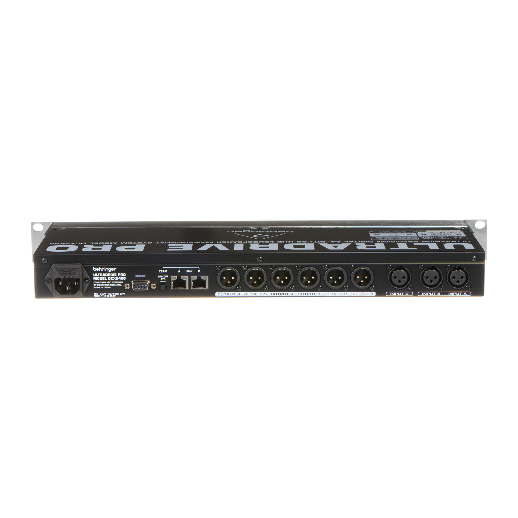 BEHRINGER DCX2496 - , 3 . (1-AES/EBU),6 .,24-/96     .