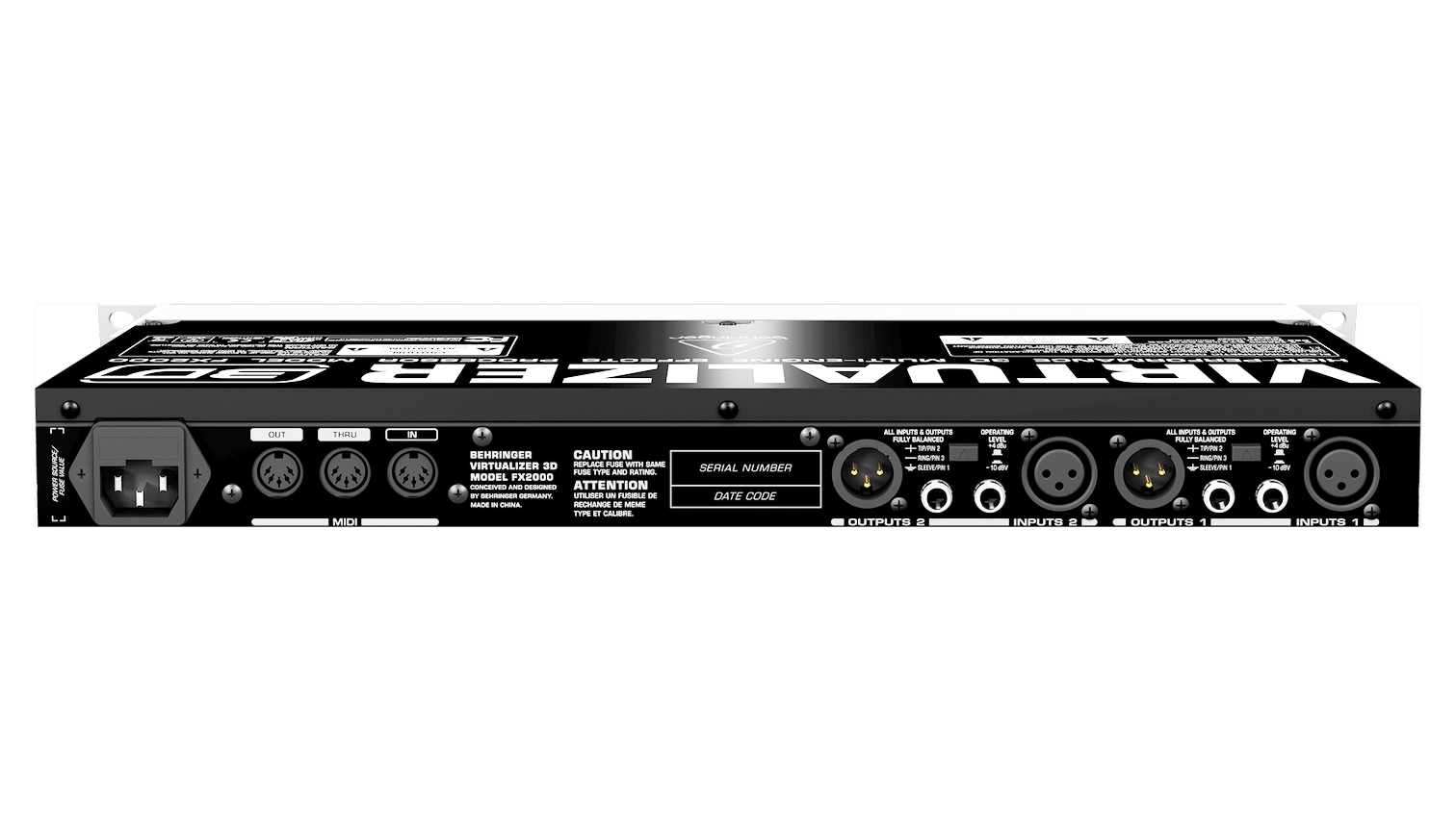 BEHRINGER FX2000 -  , 71  (3D ),2-..   