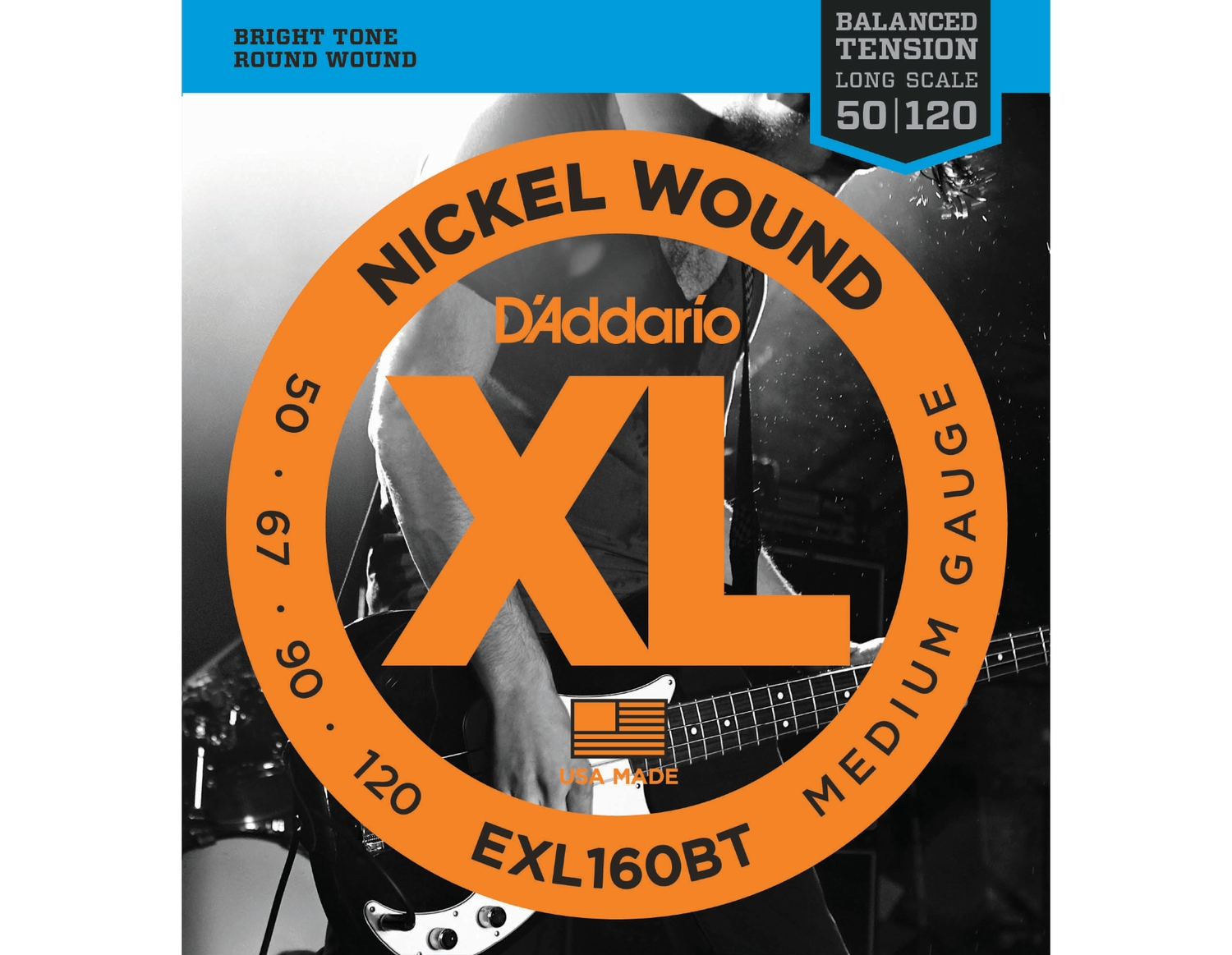 D'ADDARIO EXL160BT -   -, long 050-120