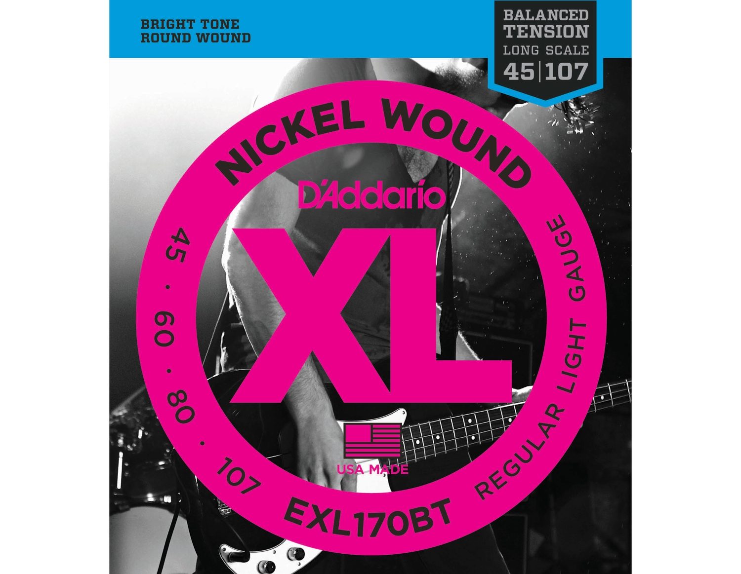 D'ADDARIO EXL170BT -   -, long 045-107