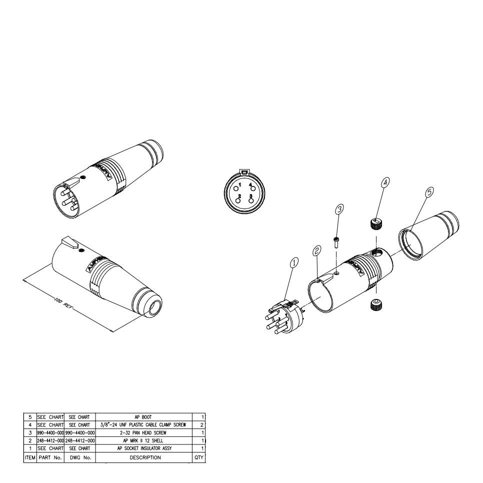 AMPHENOL AP-4-12 -    4 , 
