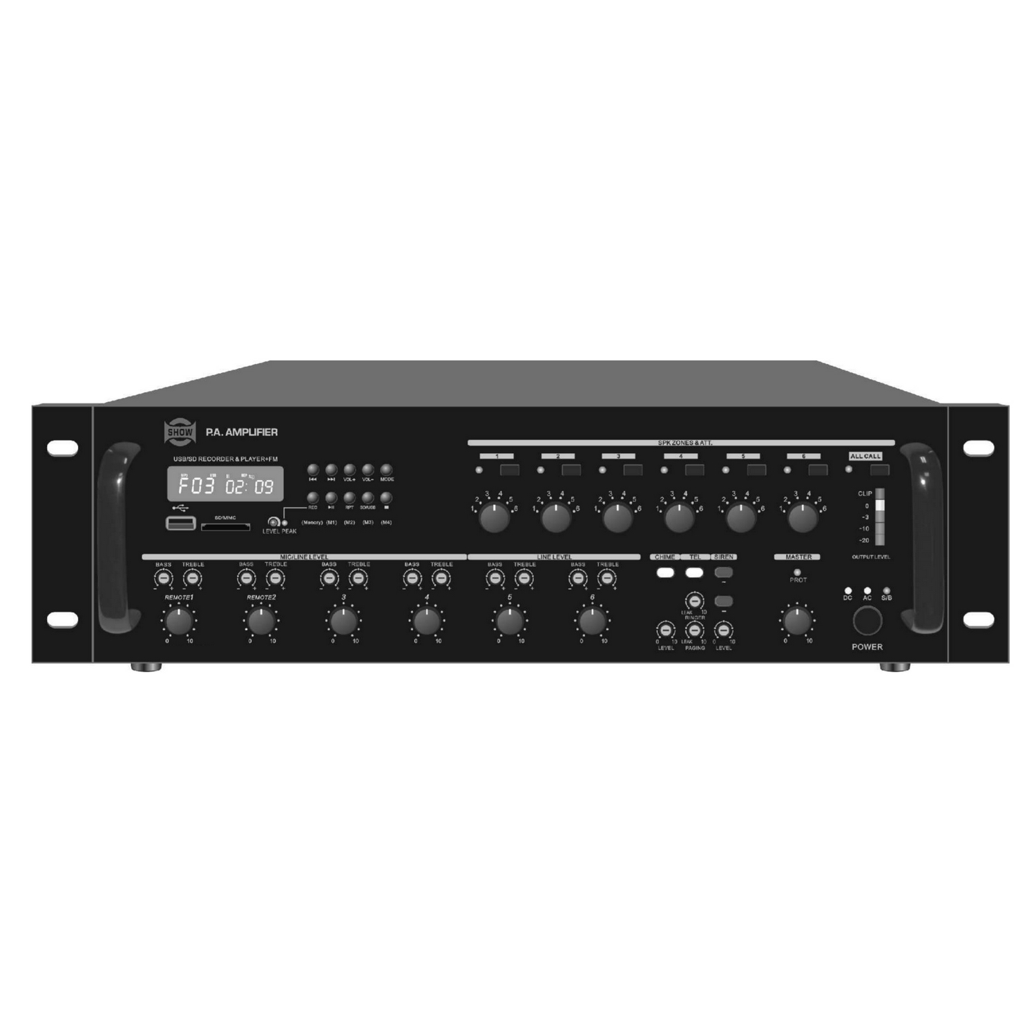 SHOW PS-2406 -   240 ,100/4 , 6 ,   MP3, FM 