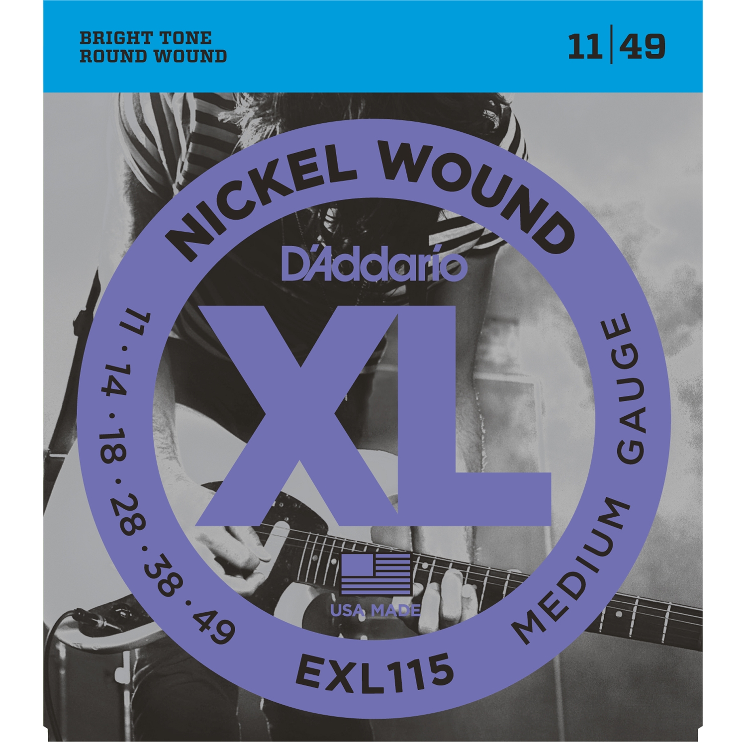 D'ADDARIO EXL115 -    , Blues/Jazz Rock, , 11-49