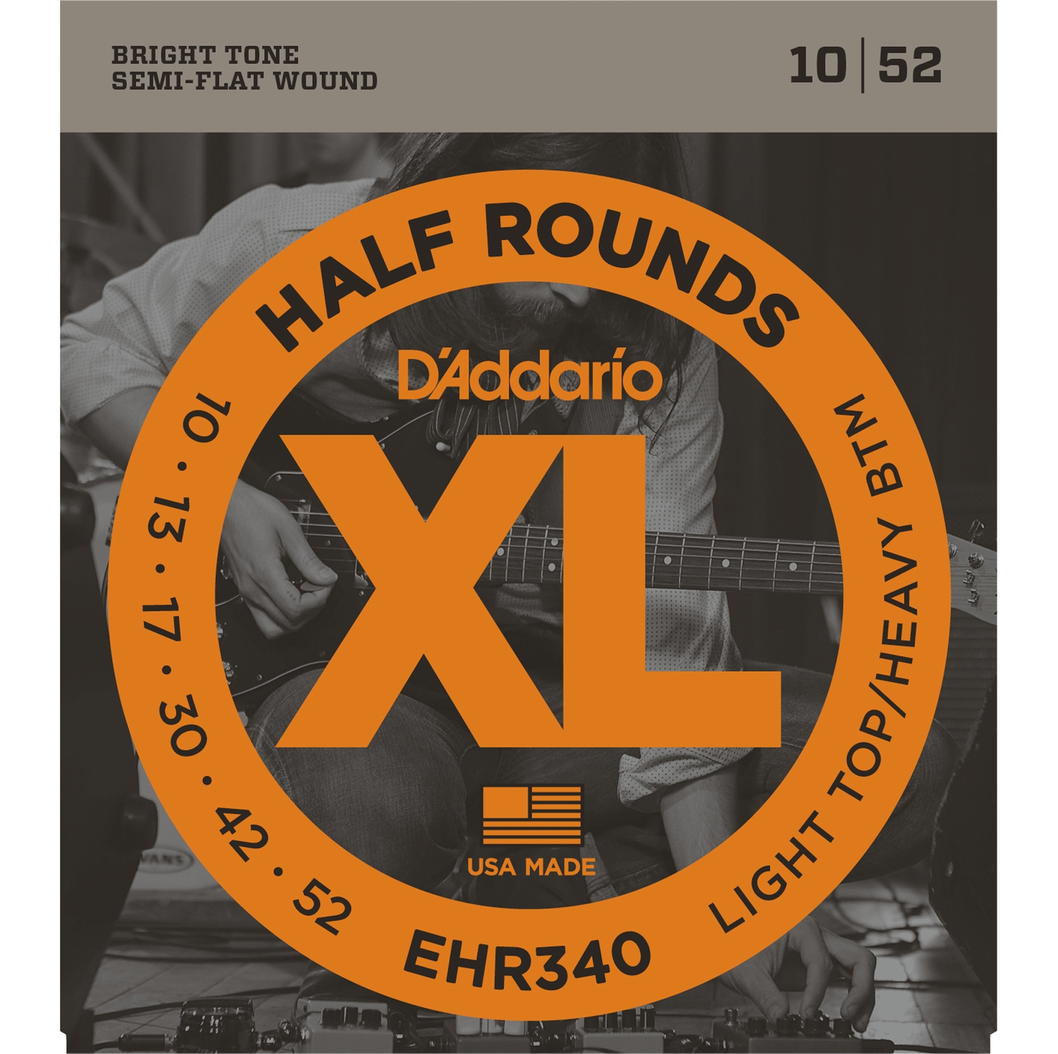 D'ADDARIO EHR340 -   , Light/Heavy, ..,., 10-52