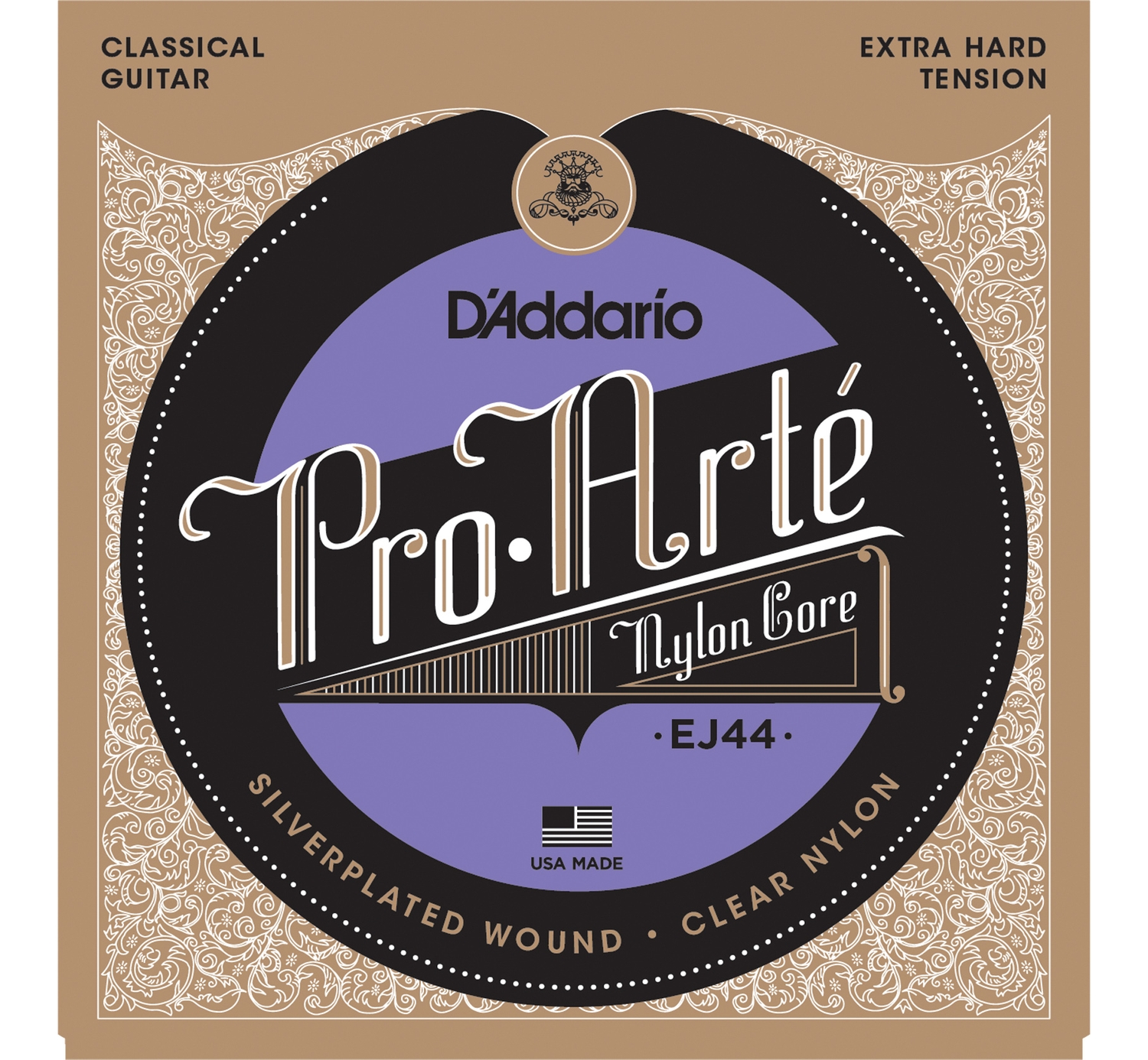 D'ADDARIO EJ44 -    ,  (Silver), X-Hard Tension