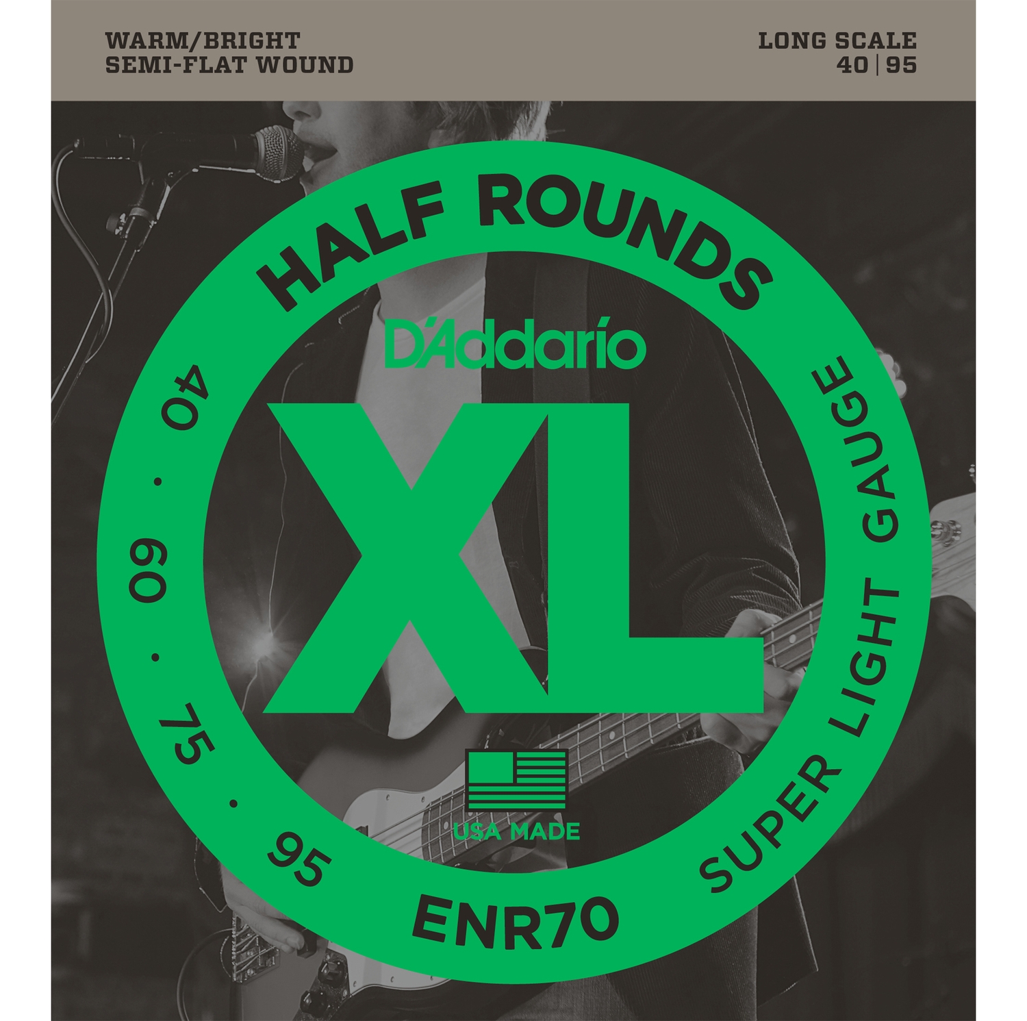 D'ADDARIO ENR70 -   -, Nickel/Long, 40-95