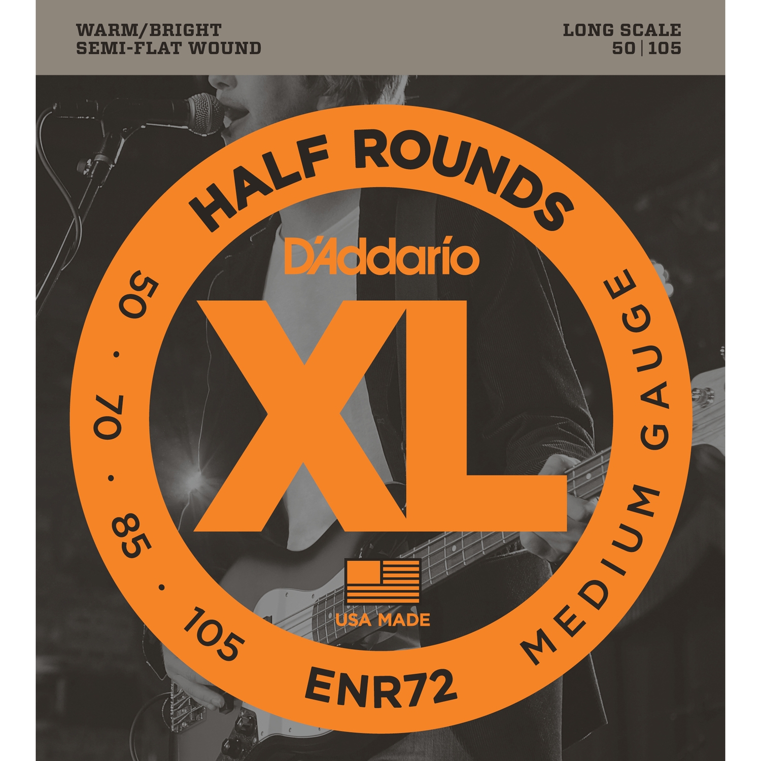 D'ADDARIO ENR72 -   -, Nickel/Long, 50-105