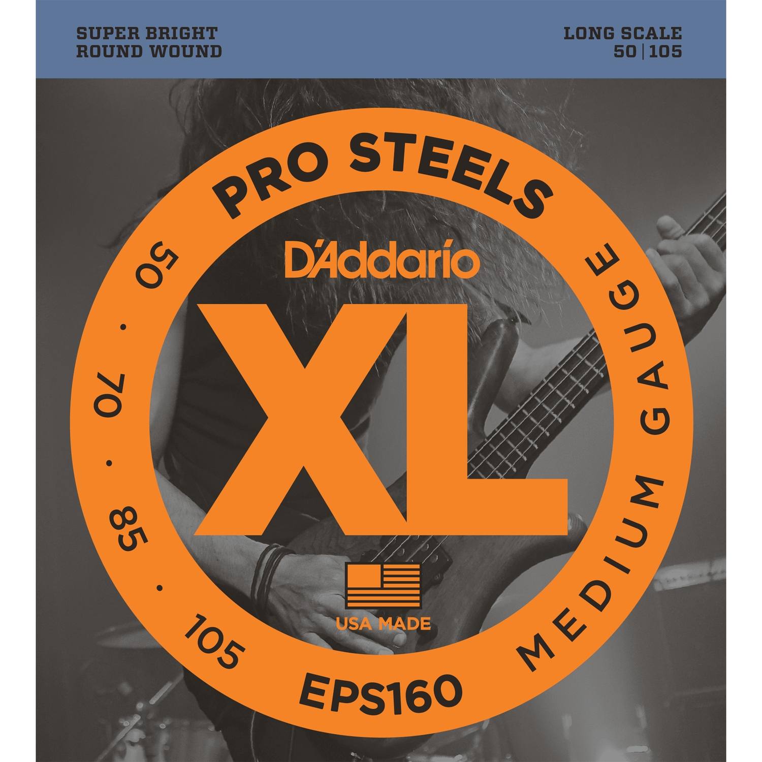 D'ADDARIO EPS160 -   -, ProSteels/Long, 50-105