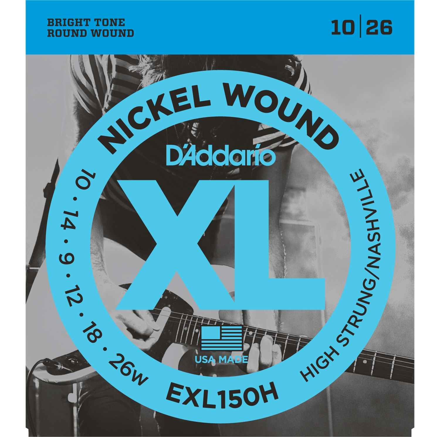 D'ADDARIO EXL150H -   , High-String/Nashville Tuning, 10-26