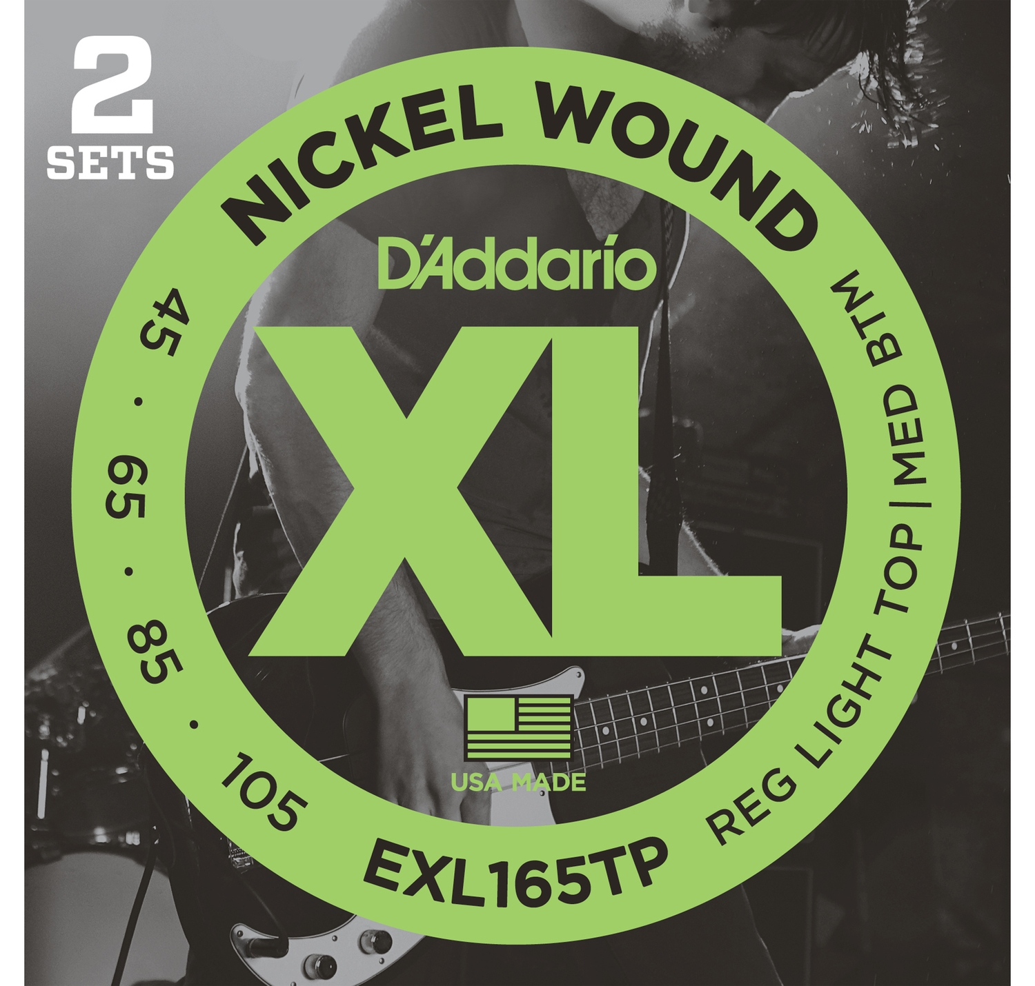 D'ADDARIO EXL165TP -   -, soft/reg, 045-105, 2 