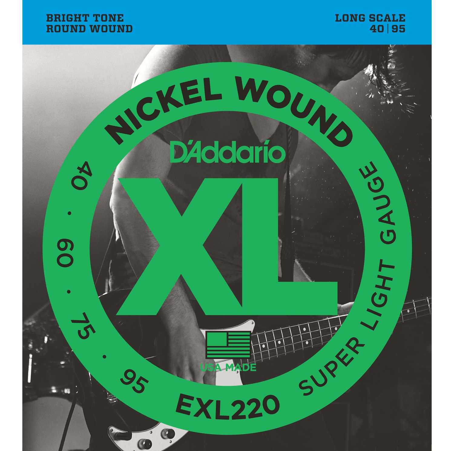 D'ADDARIO EXL220 -   -, nickel,super soft 40-95