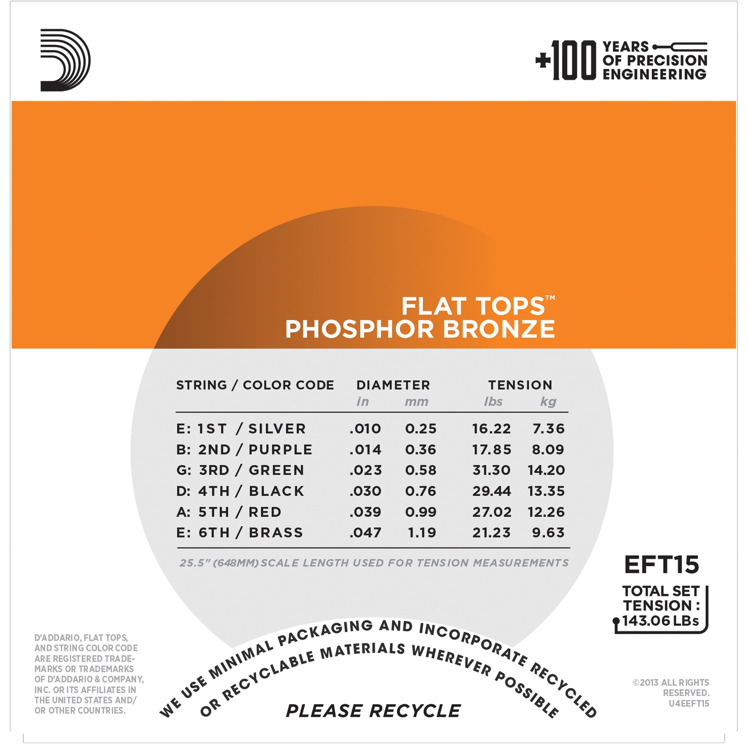 D'ADDARIO EFT15 -    , /, , Extra Light 10-47*