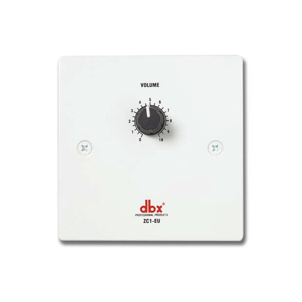 dbx ZC1 - настенный контроллер. Управление громкостью подключение Cat5, 2xRJ45
