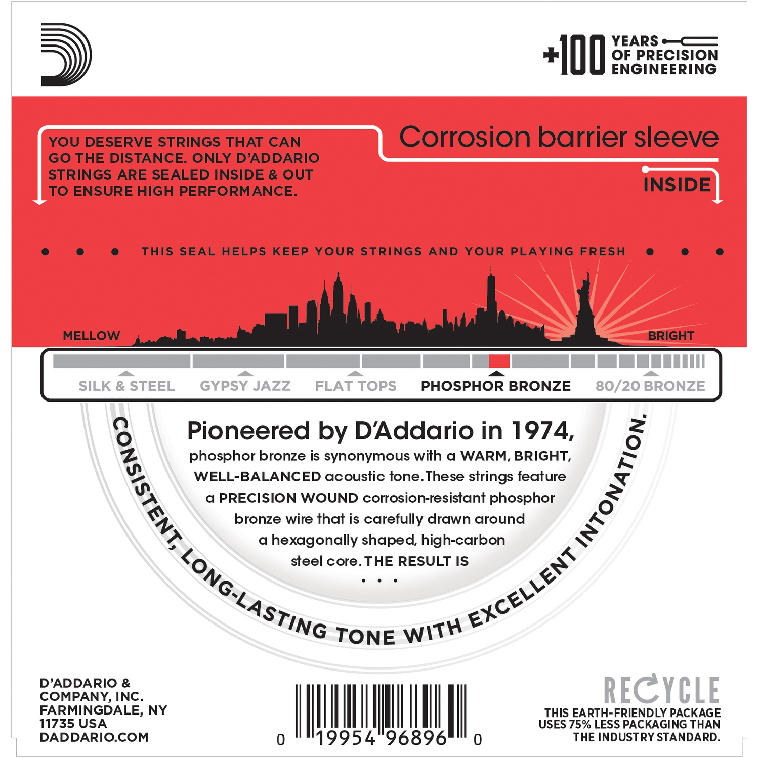 D'ADDARIO EJ24 -         , 13-56 True Medium