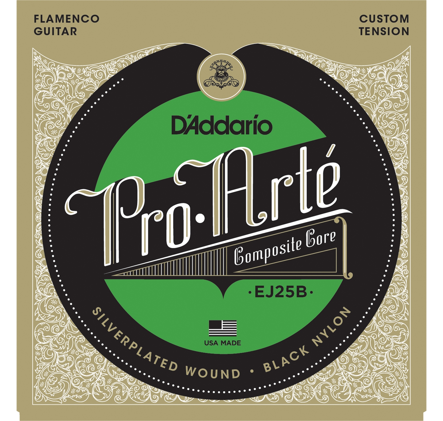 D'ADDARIO EJ25B Flamenco -     (   - black)