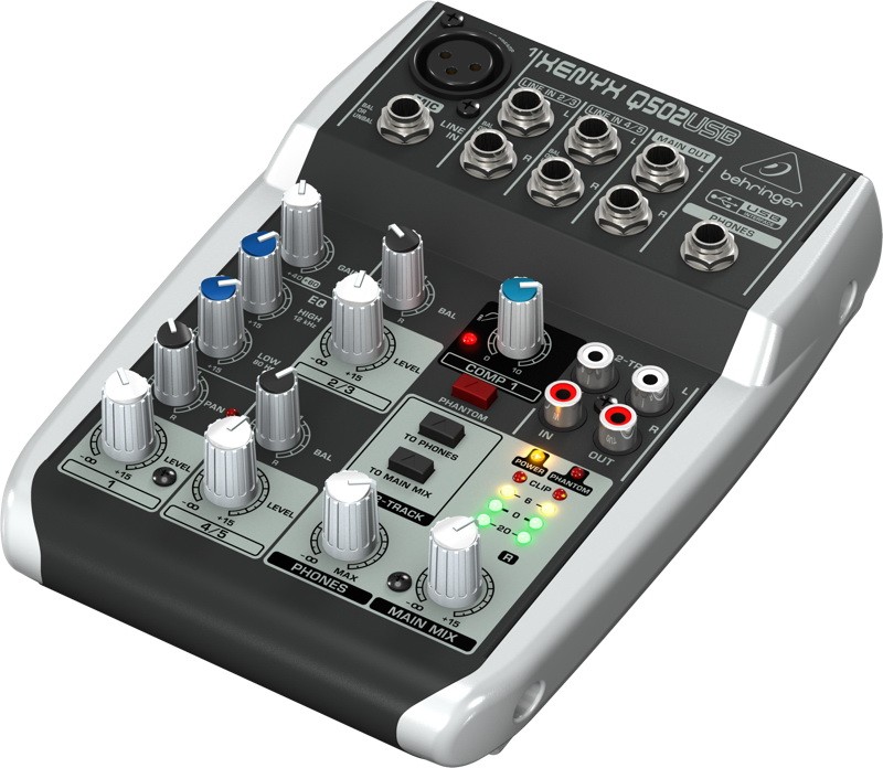 Микшер аналоговый BEHRINGER Q502USB Микшер аналоговый BEHRINGER Q502USB