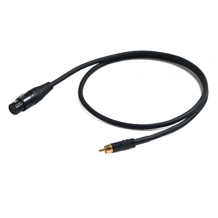 PROEL CHLP270LU3 - сценический кабель,  XLR (мама)  <-> RCA (папа), длина - 3м