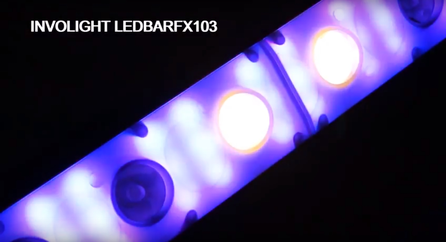 INVOLIGHT LEDBARFX103 -   ""  10x 3 CREE  (2800K WW)+ 60 x 5050SMD RGB