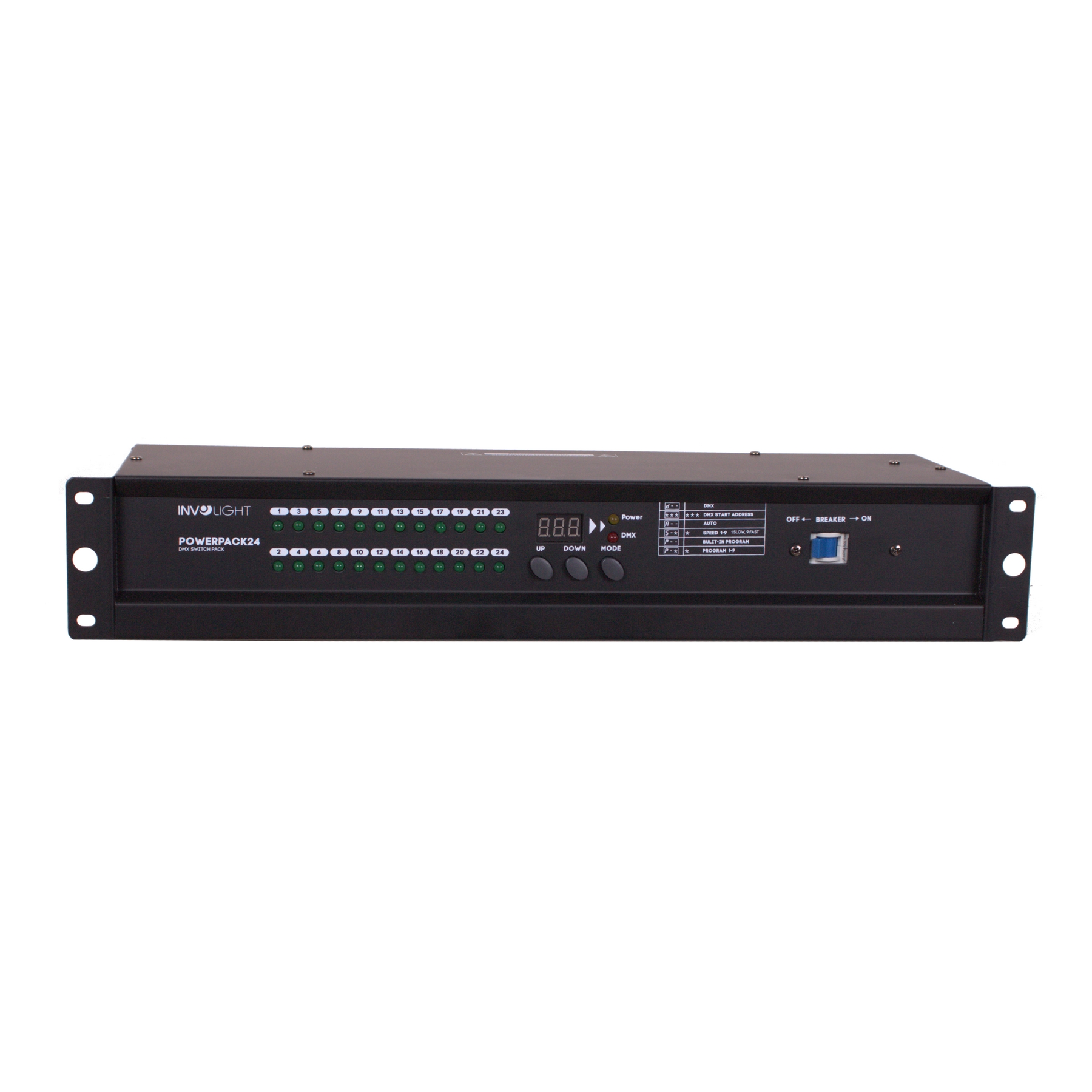 INVOLIGHT POWERPACK24 -    (, PowerCon Out), 24   0,5, DMX512