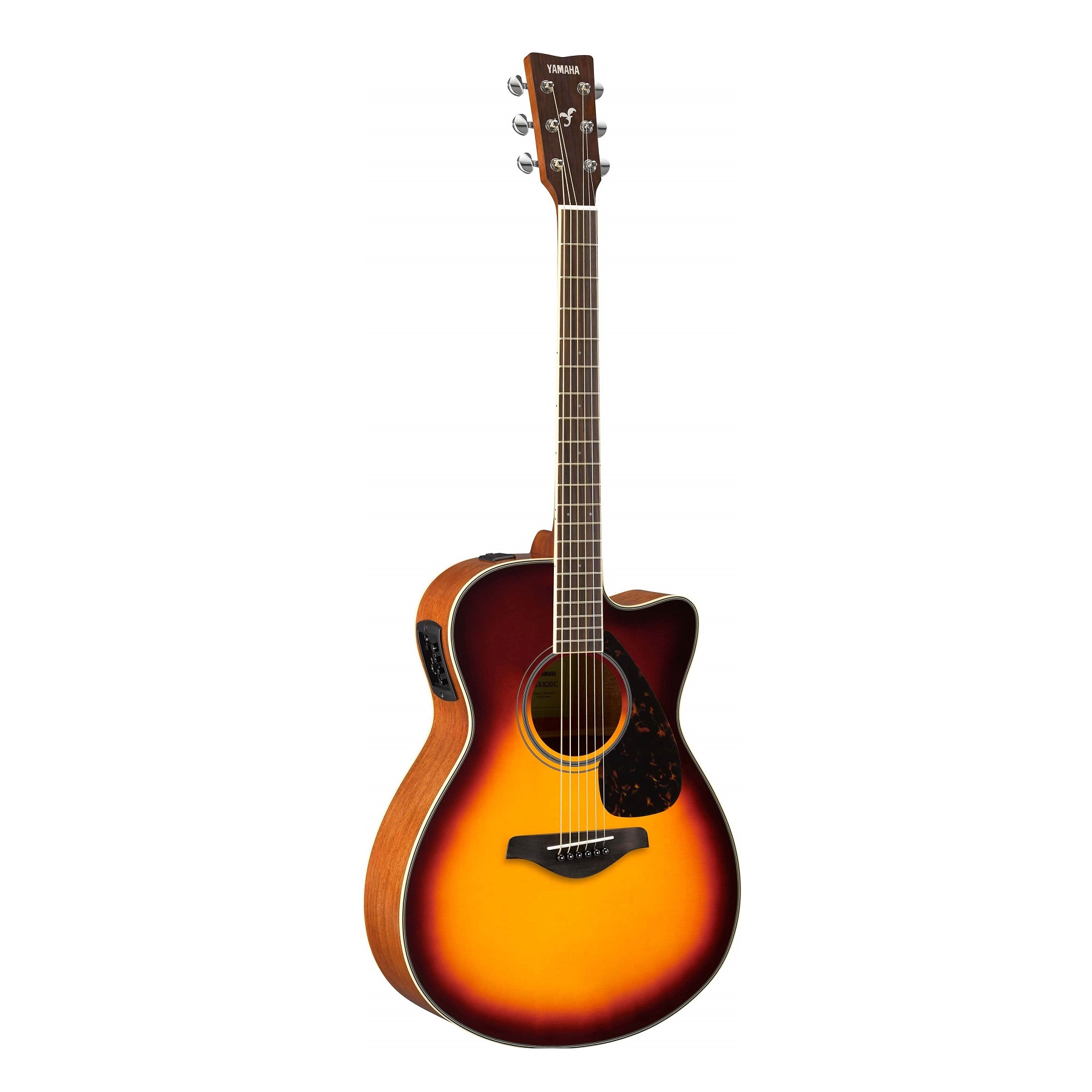 YAMAHA FSX820C BS - электроакустическая гитара, цвет санбёрст