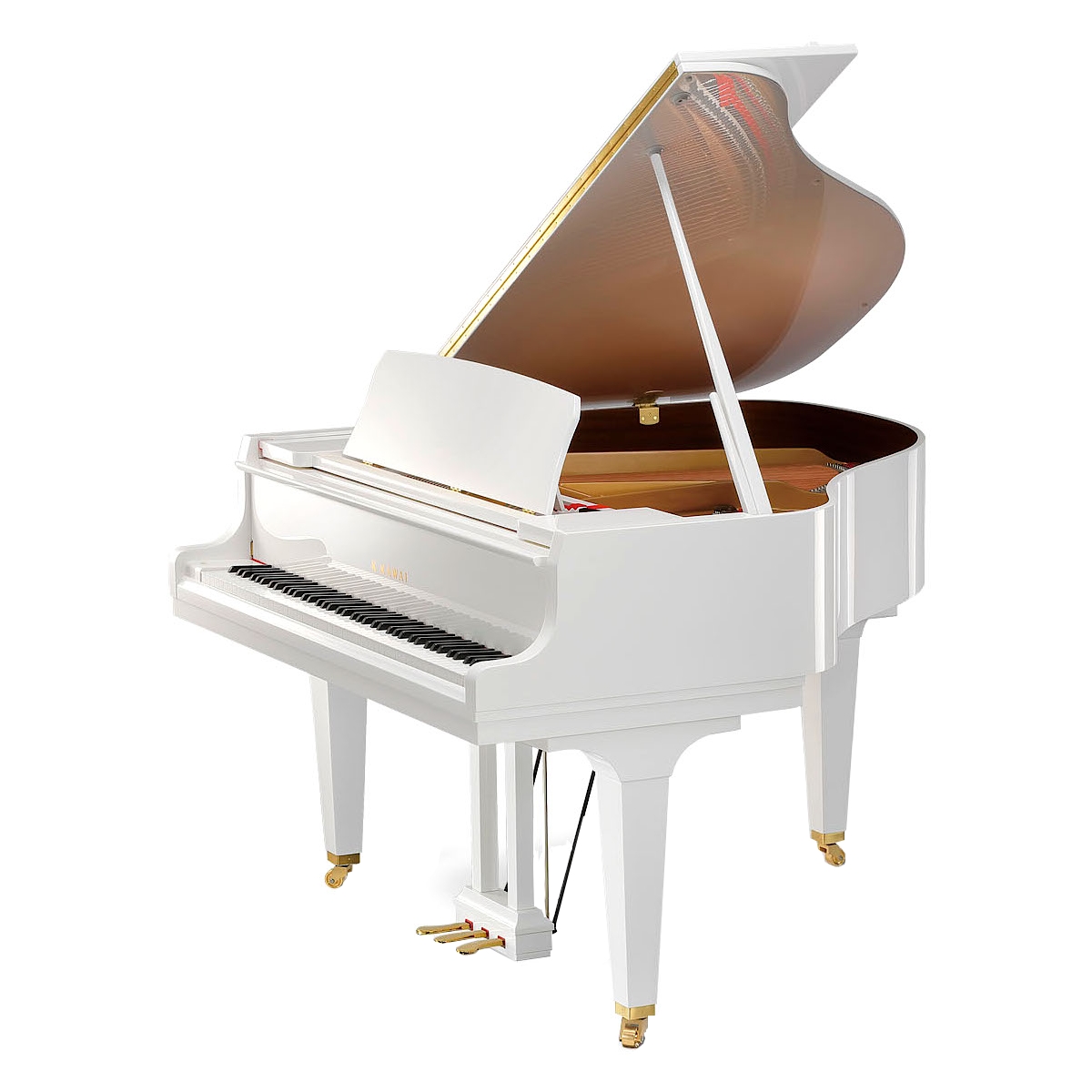 KAWAI GL-10 WH/P - рояль, 153х150х102, 282 кг.,белый полиров., механизм Millennium III.