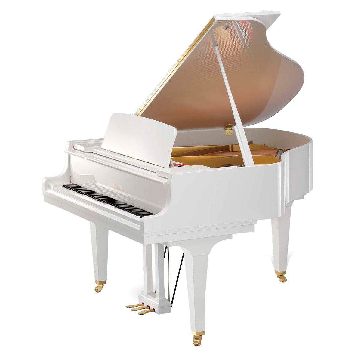 KAWAI GL-20 WH/P - рояль, 157х150х102, 300 кг., белый полиров., механизм Millennium III.