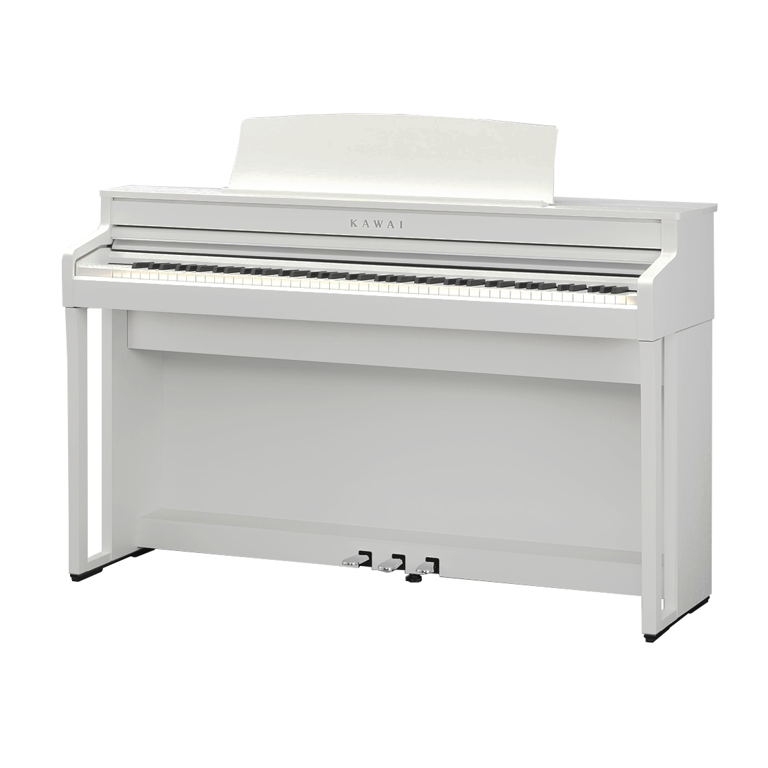 KAWAI CA59W - цифр. пианино,  механика GFC, OLED дисплей, 44 тембра, 50 ВТ x 2, цвет белый матовый