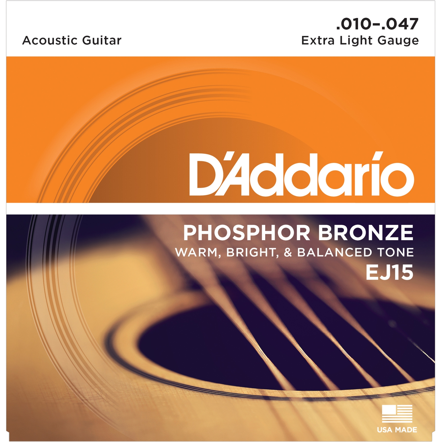 D'ADDARIO EJ15 -    ,     , Extra Light 10-47