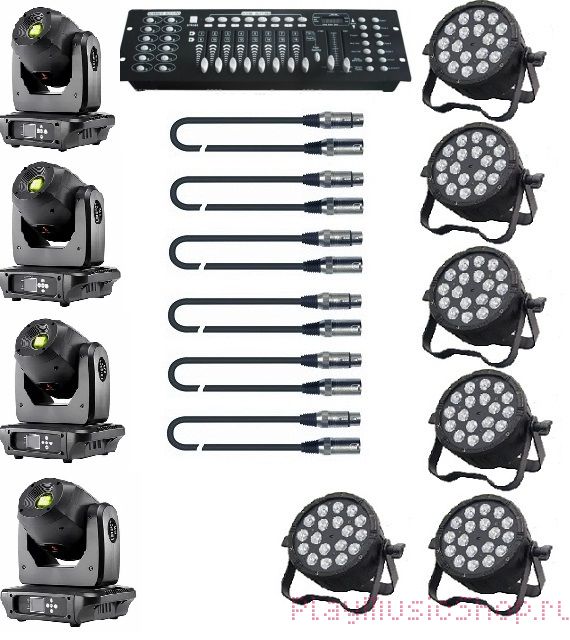 Комплект светового оборудования для сцены Estrada Pro Disco Set 5 V2