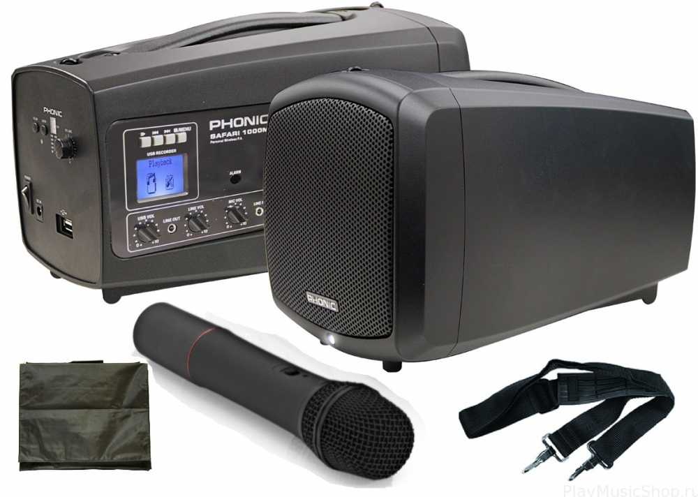 Phonic SAFARI 1000M портативный звукоусилительный комплект для гида и лектора с радиомикрофоном