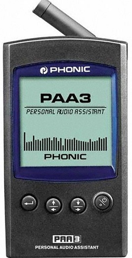 Phonic PAA-3 универсальный тестер звукотехника с встроенным микрофоном и монохромным экраном Phonic PAA-3 универсальный тестер звукотехника с встроенным микрофоном и монохромным экраном